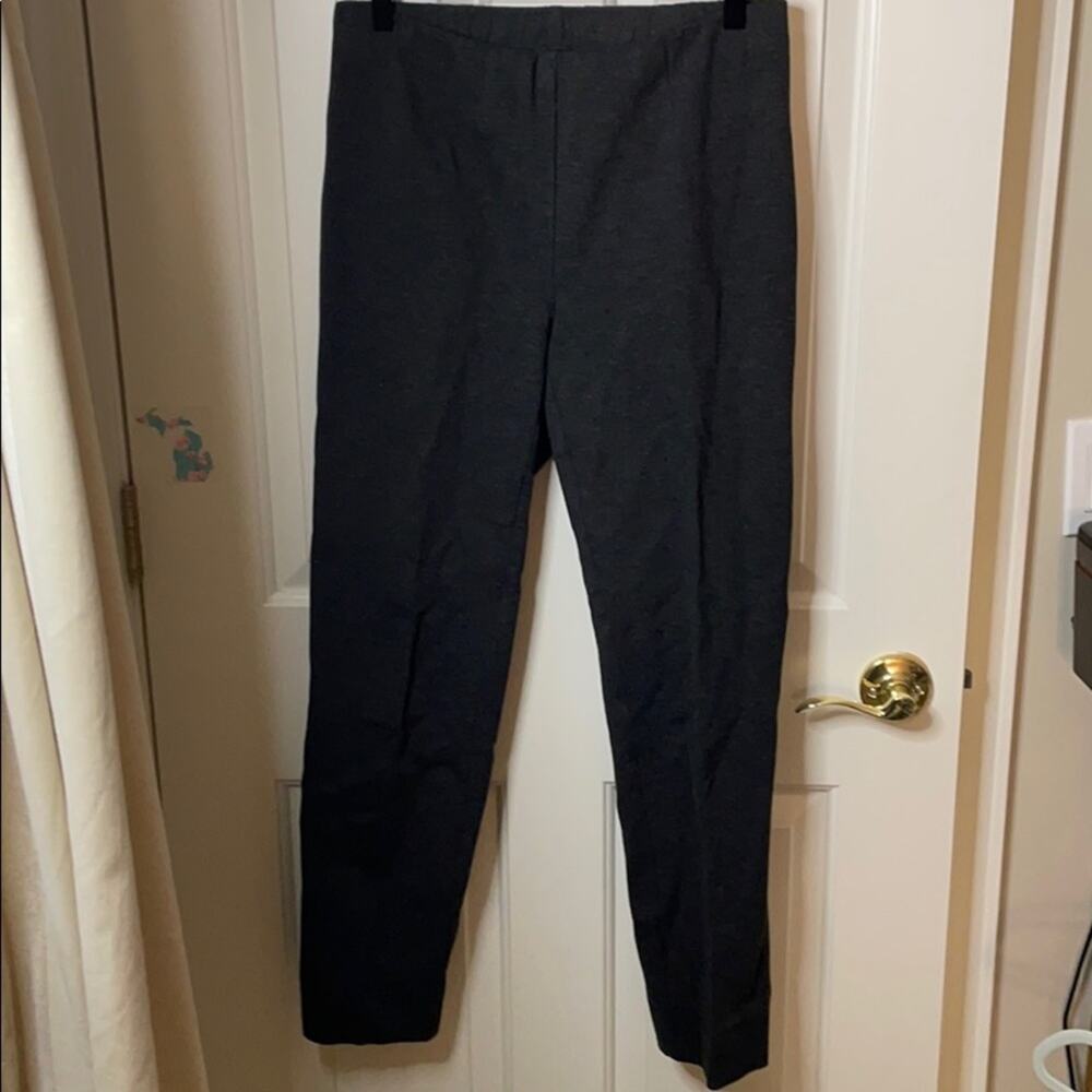 J. Jill Ponte Slim leg pant gray small - Picture 3 of 6